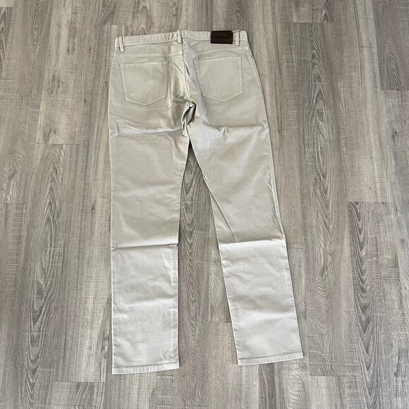 Brioni Men's Khaki Cotton Stretch Garment Dye Straight Trousers SN Meribel - 44 - Picture 6 of 7